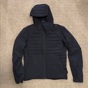 Lululemon Black Puffer Coat with Hood